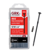 GRK FASTENERS GRK RSS 5/16 x 6 in. - Black Screws, 25PK 95612